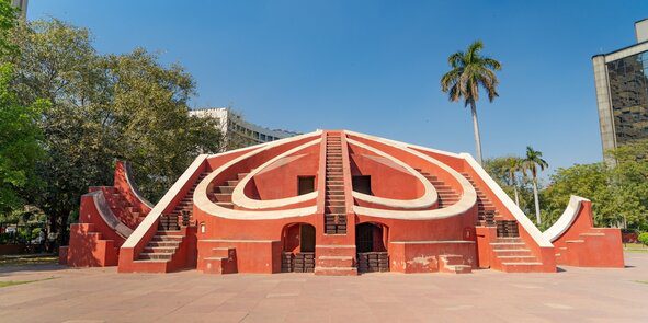The,Jantar,Mantar,Is,Located,In,New,Delhi,,India